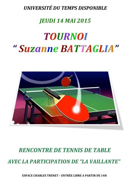 Tournoi tennis de table