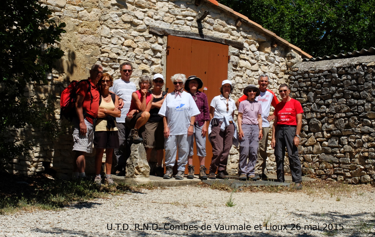 Sortie  Combes de Vaumale et Lioux 4 : le groupe