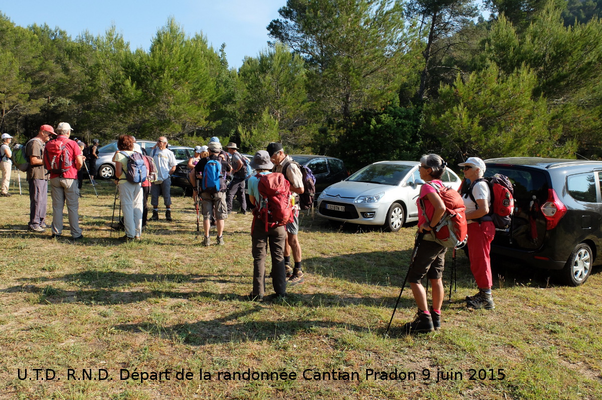 Sortie vers Bastidon du Pradon :Depart Cantian 1