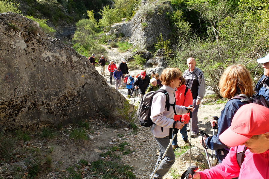 Oppedette-Boulinette  4 Avril 2016  La Montée à Valsaintes