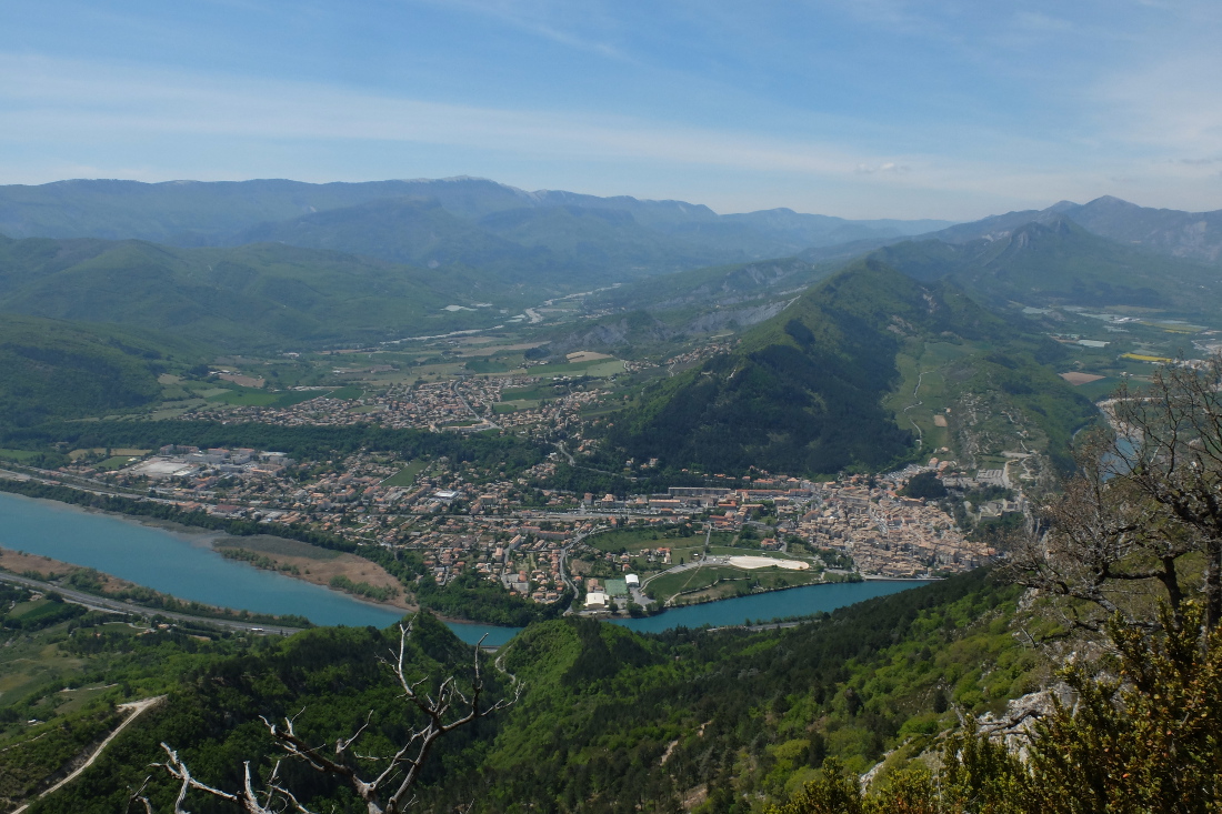 Le trou d'argent Sisteron  3 Mai 2016 La vue sur Sisteron