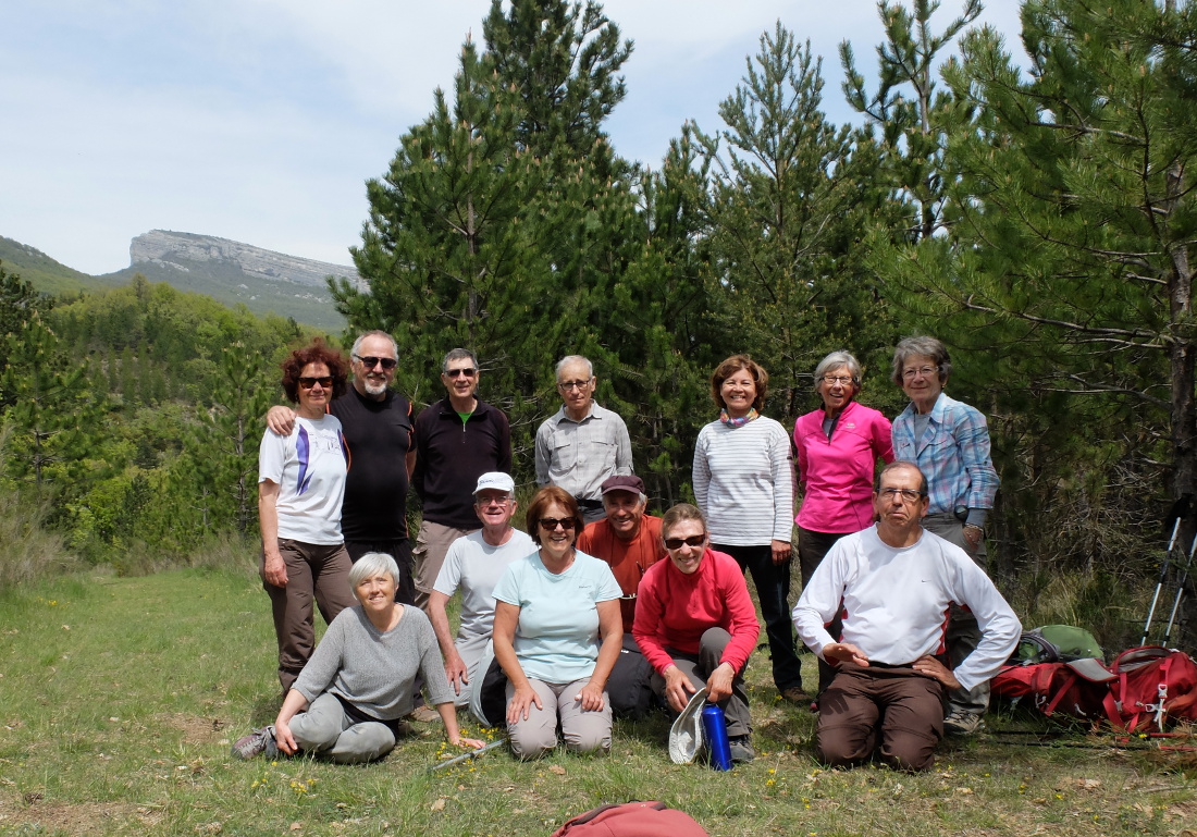 Le trou d'argent Sisteron  3 Mai 2016 Photo de groupe