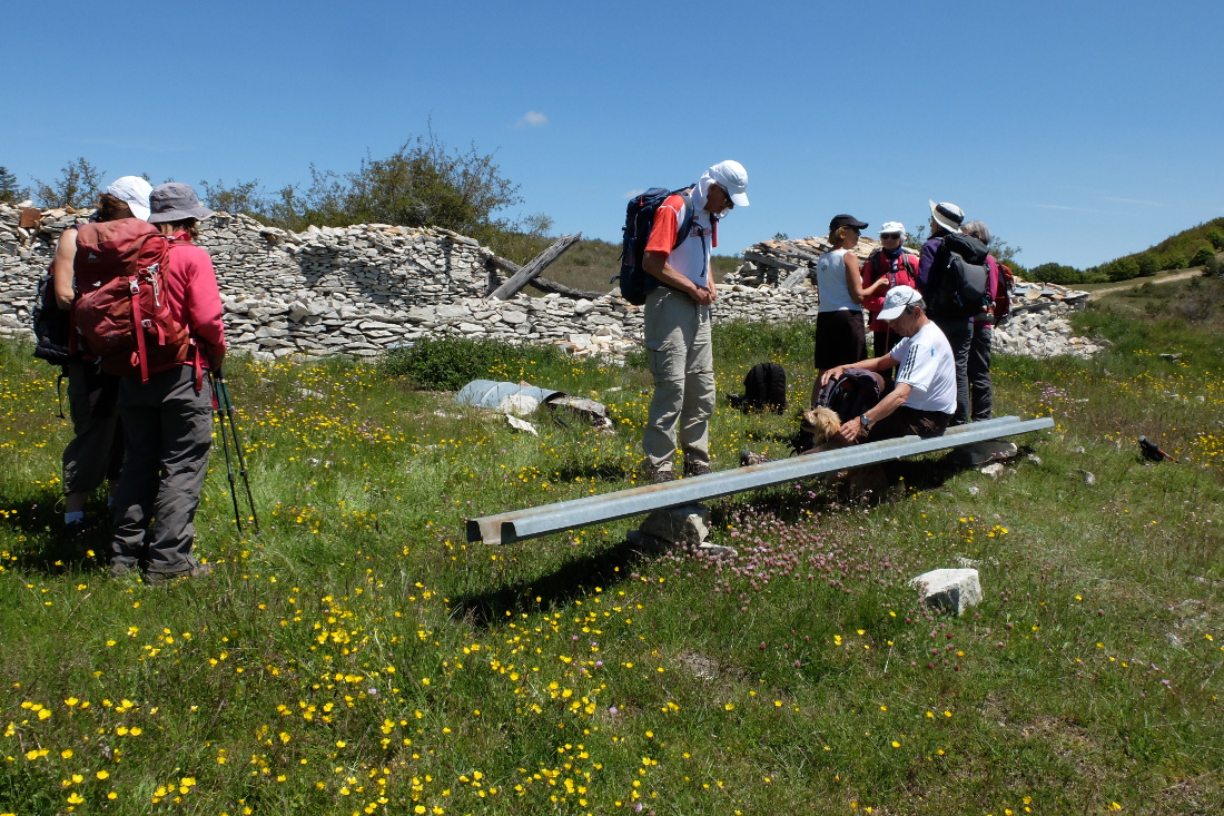 Le jas des agneaux  au Contadour  4 Mai 2016 Pique-nique au ruines du Jas des agneaux