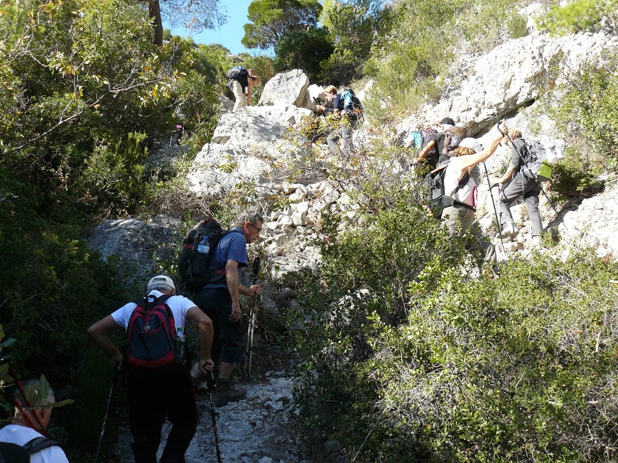 Calanques toujours dans la montée