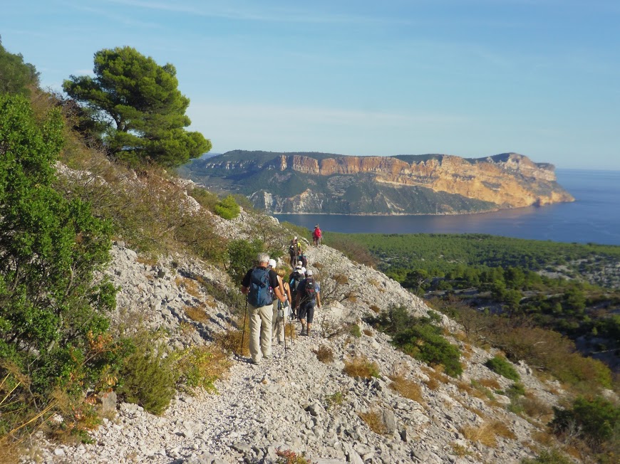 Calanques ( Sortie du 24/10/2017-13 km-Dénivelé 750m