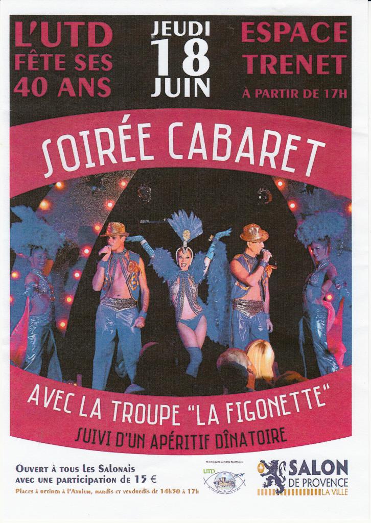 L'affiche du dernier spectacle  