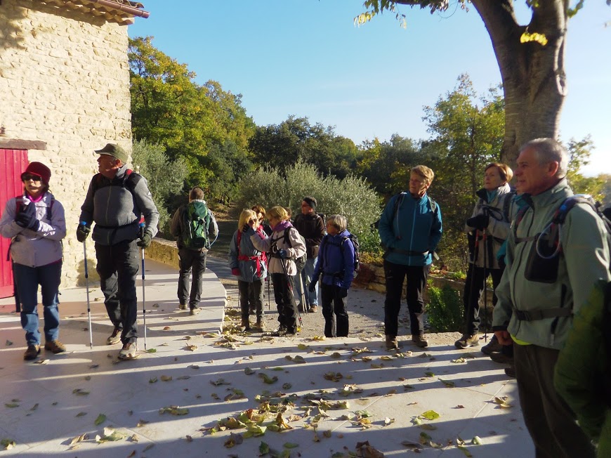 Luberon: Saint Pantaleon ( Sortie du 21 Nov) distance 13,5 km- dénivelé 350 m