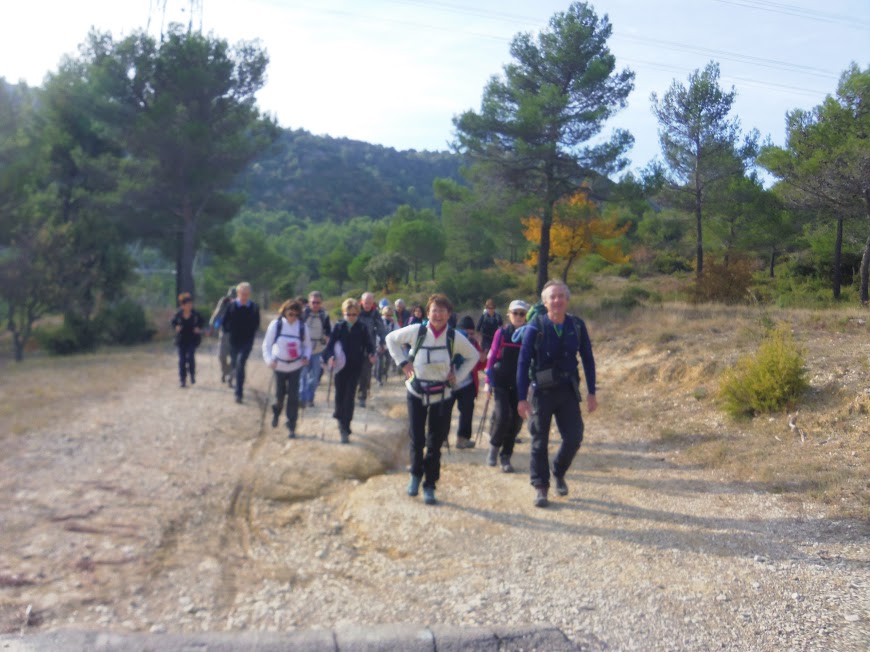 La chaine des Côtes ( Sortie du 7 Nov ) distance 12,5 km dénivelé 470m