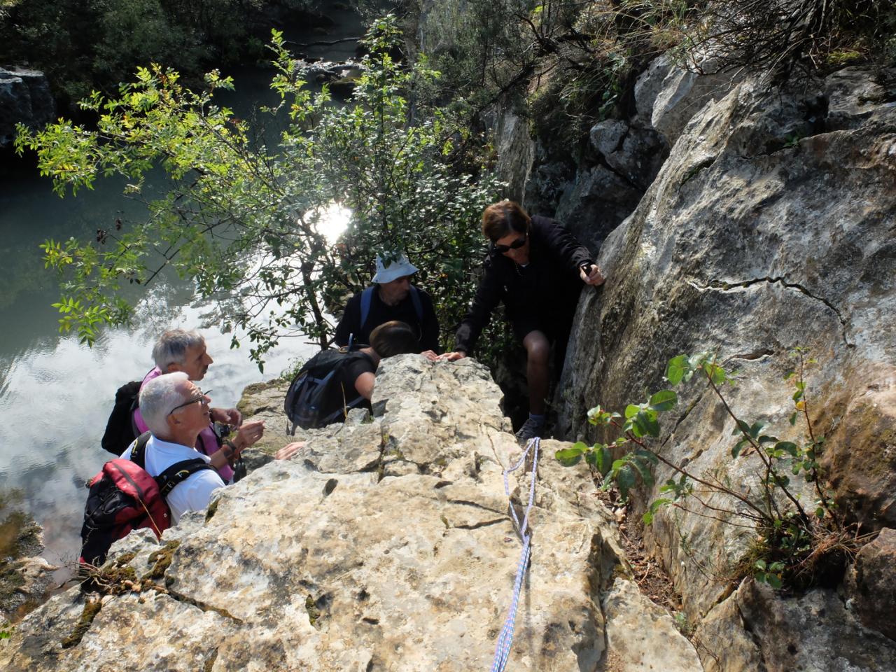  Fin de passage dans les gorges du Caramy