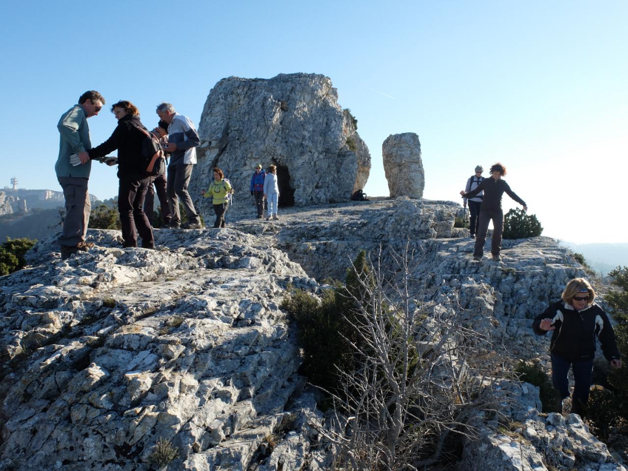  Mont Gaussier  dans les Alpilles Décembre