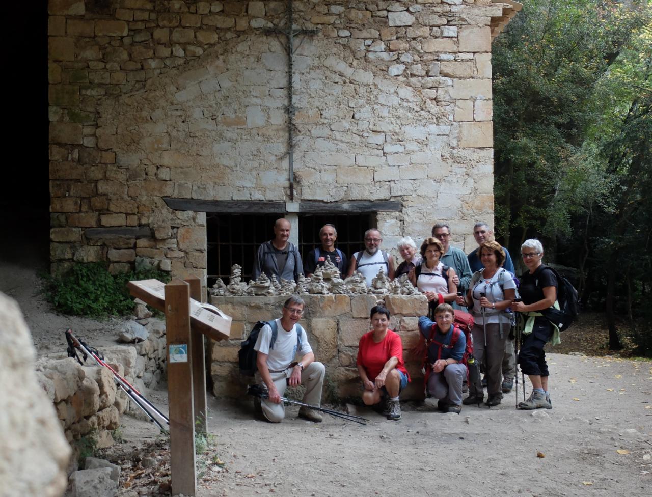 Le groupe  à La Nesque 