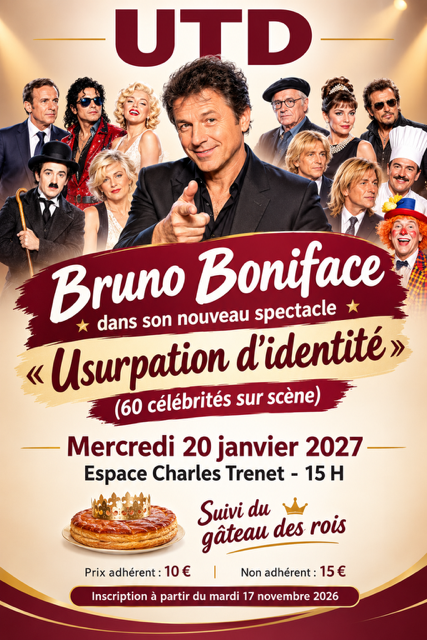 Affiche bruno boniface