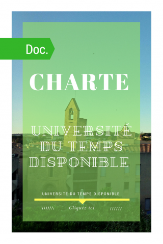 Charte des membres de i association universite du temps disponible