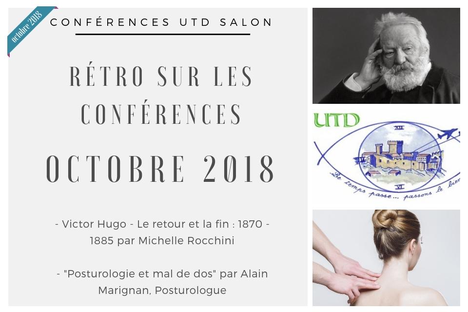 Conference utd octobre 2018