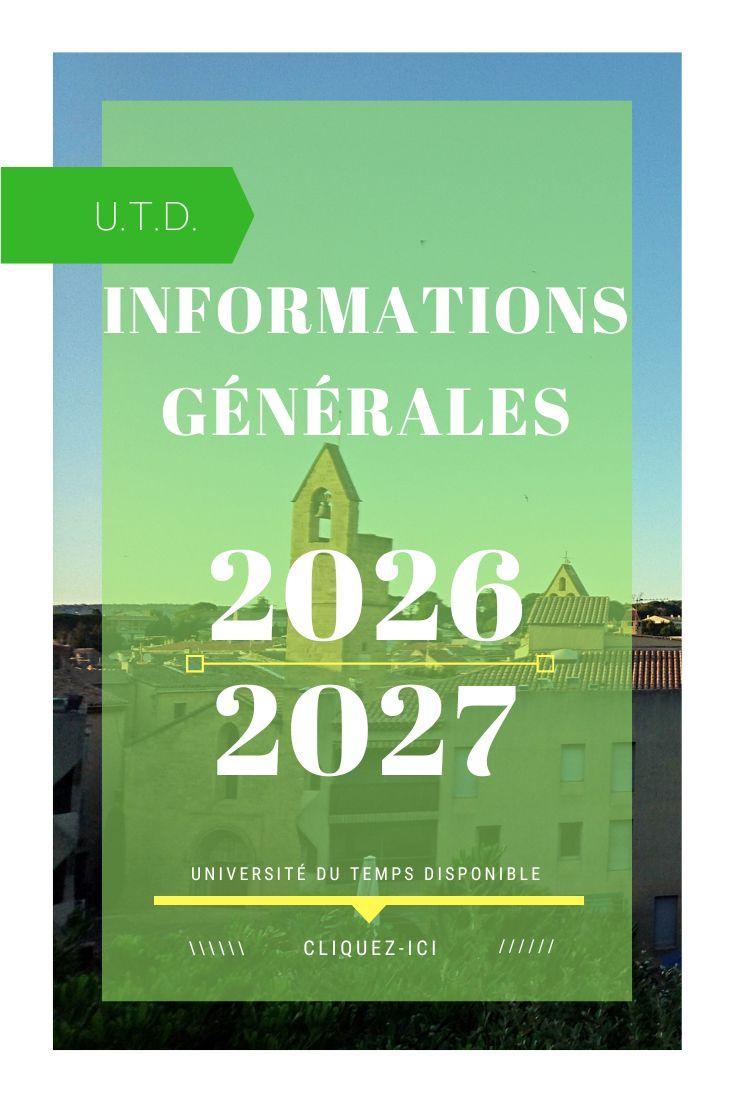 Informations generales