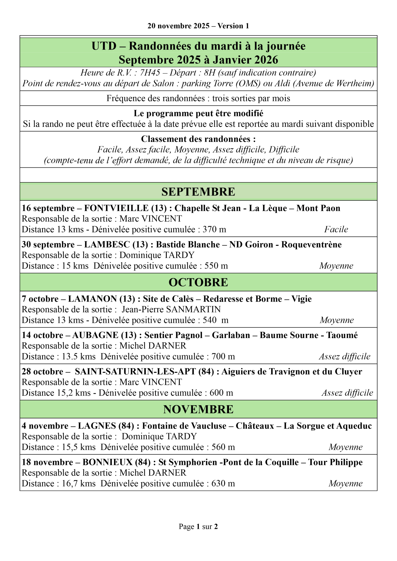 Programme randos du mardi utd 2025 2026 sept2025 jan2026 version 1 page1