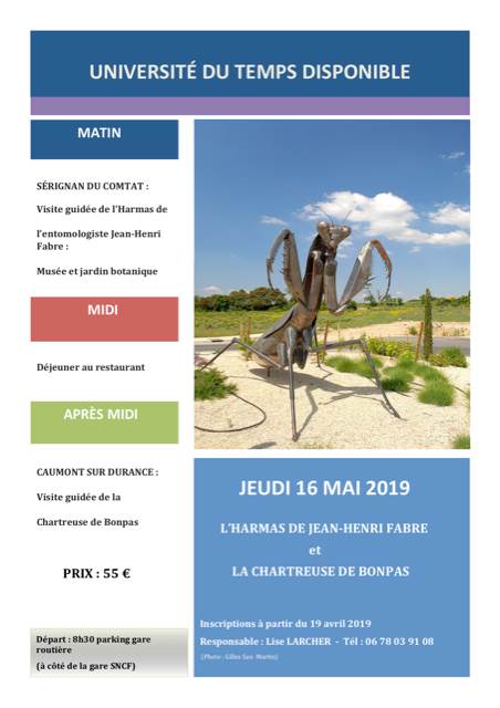 Sortie du 16 mai 2019