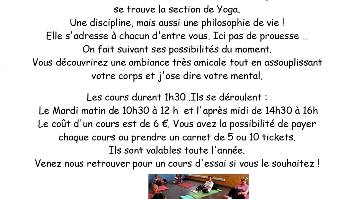 Universite du temps disponible yoga